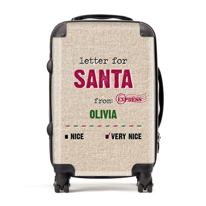 Letters to Santa Personalised Suitcase