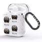 Lhasa Apso Icon with Name AirPods Glitter Case Side Image