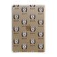 Lhasa Apso Icon with Name Apple iPad Gold Case