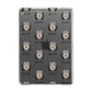 Lhasa Apso Icon with Name Apple iPad Grey Case