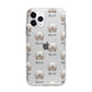 Lhasa Apso Icon with Name Apple iPhone 11 Pro Max in Silver with Bumper Case