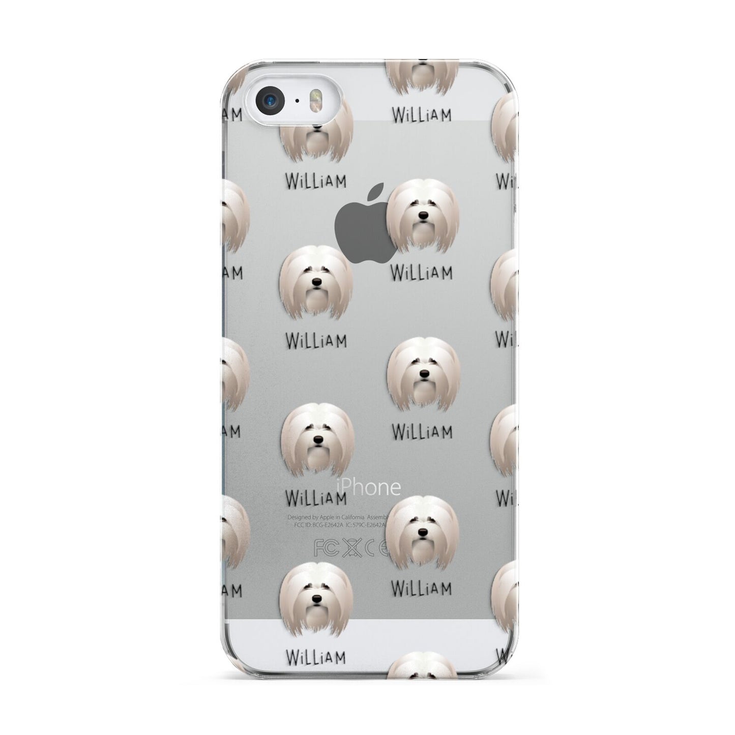 Lhasa Apso Icon with Name Apple iPhone 5 Case