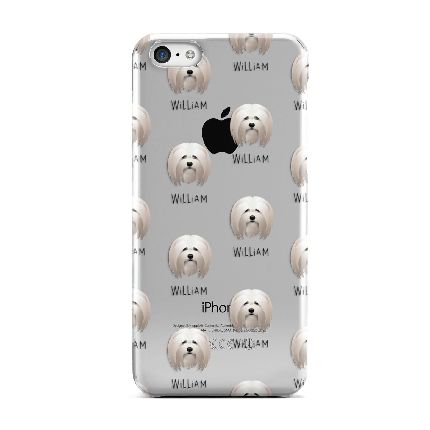 Lhasa Apso Icon with Name Apple iPhone 5c Case