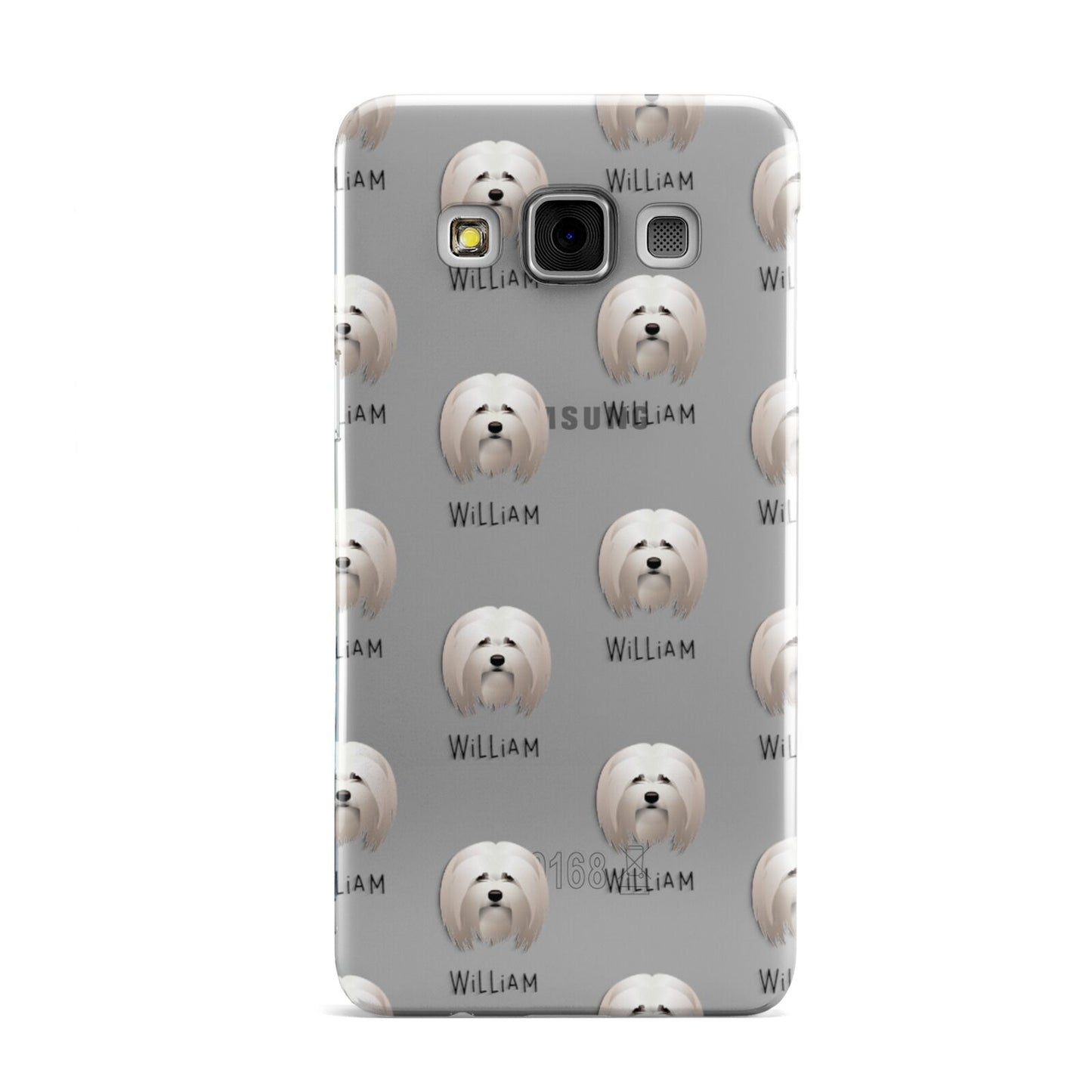 Lhasa Apso Icon with Name Samsung Galaxy A3 Case