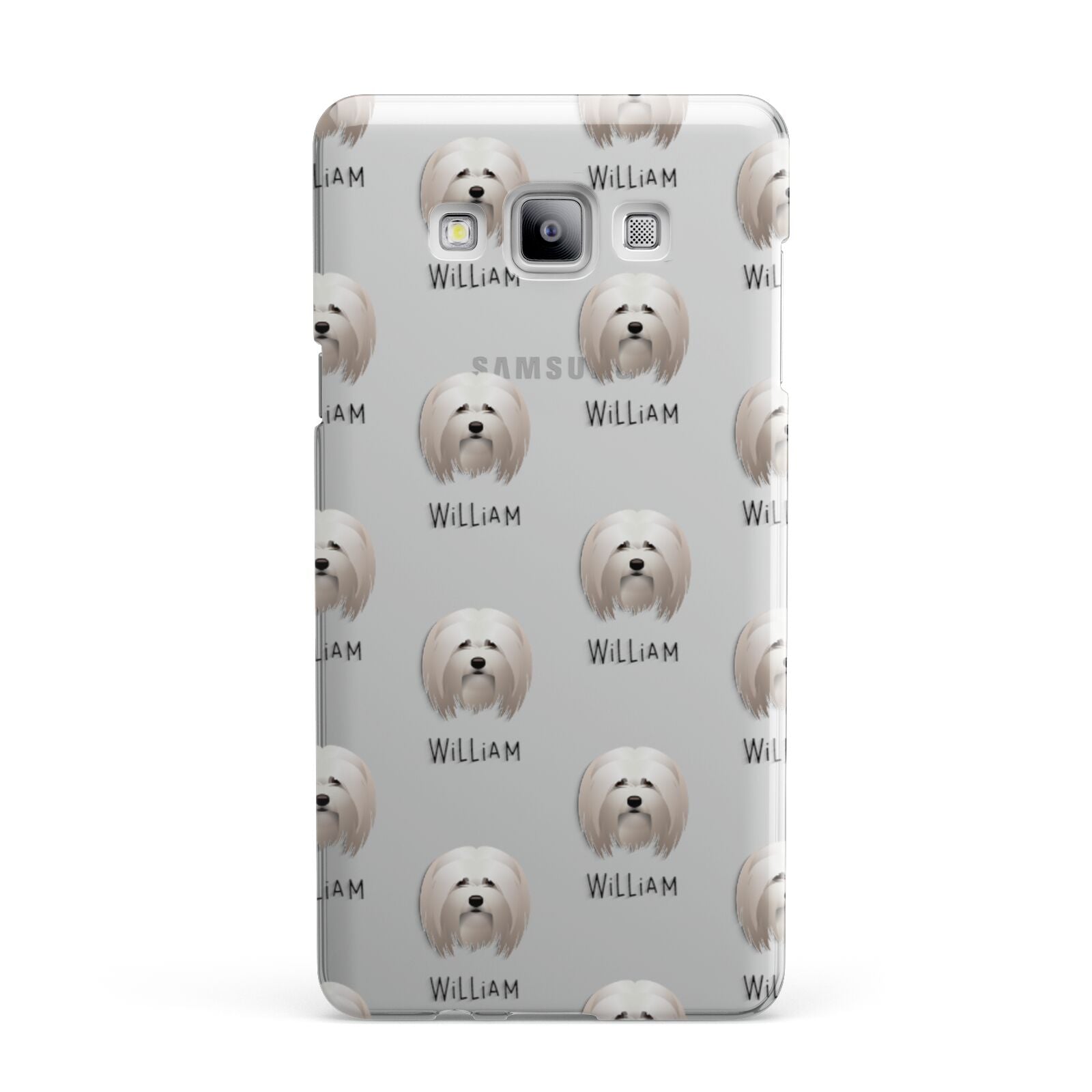 Lhasa Apso Icon with Name Samsung Galaxy A7 2015 Case