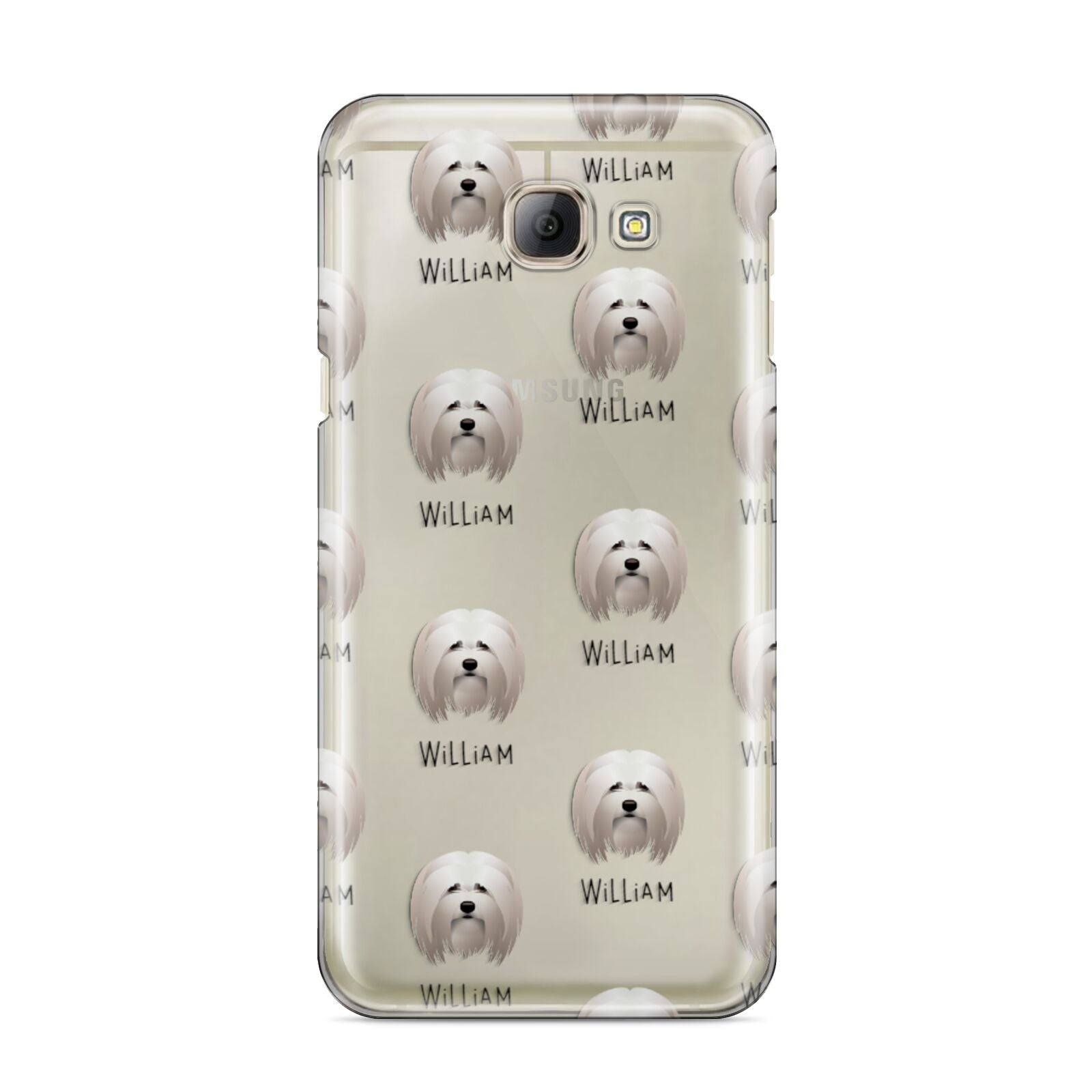 Lhasa Apso Icon with Name Samsung Galaxy A8 2016 Case