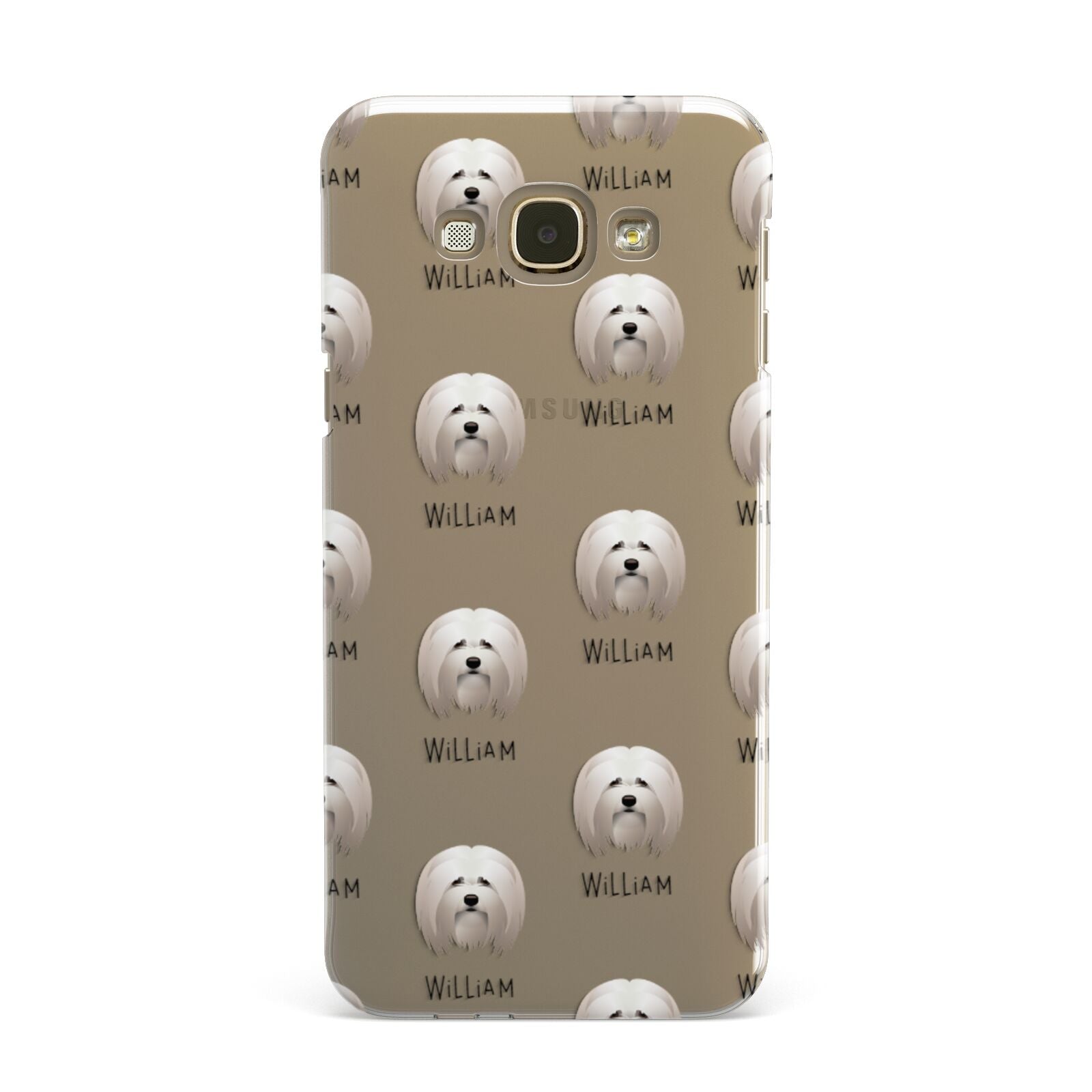Lhasa Apso Icon with Name Samsung Galaxy A8 Case