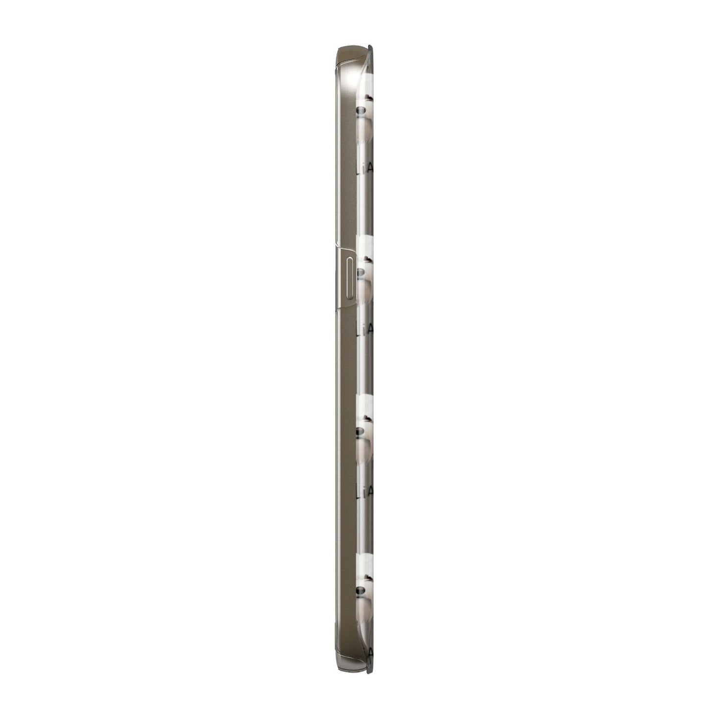 Lhasa Apso Icon with Name Samsung Galaxy Case Side View