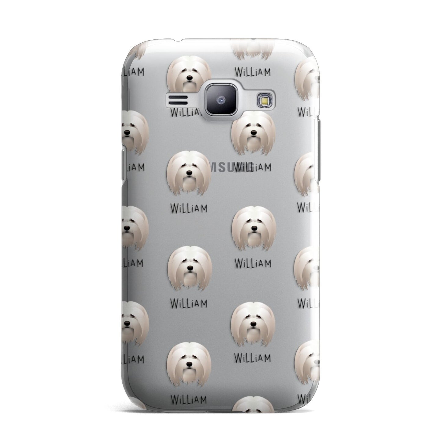 Lhasa Apso Icon with Name Samsung Galaxy J1 2015 Case