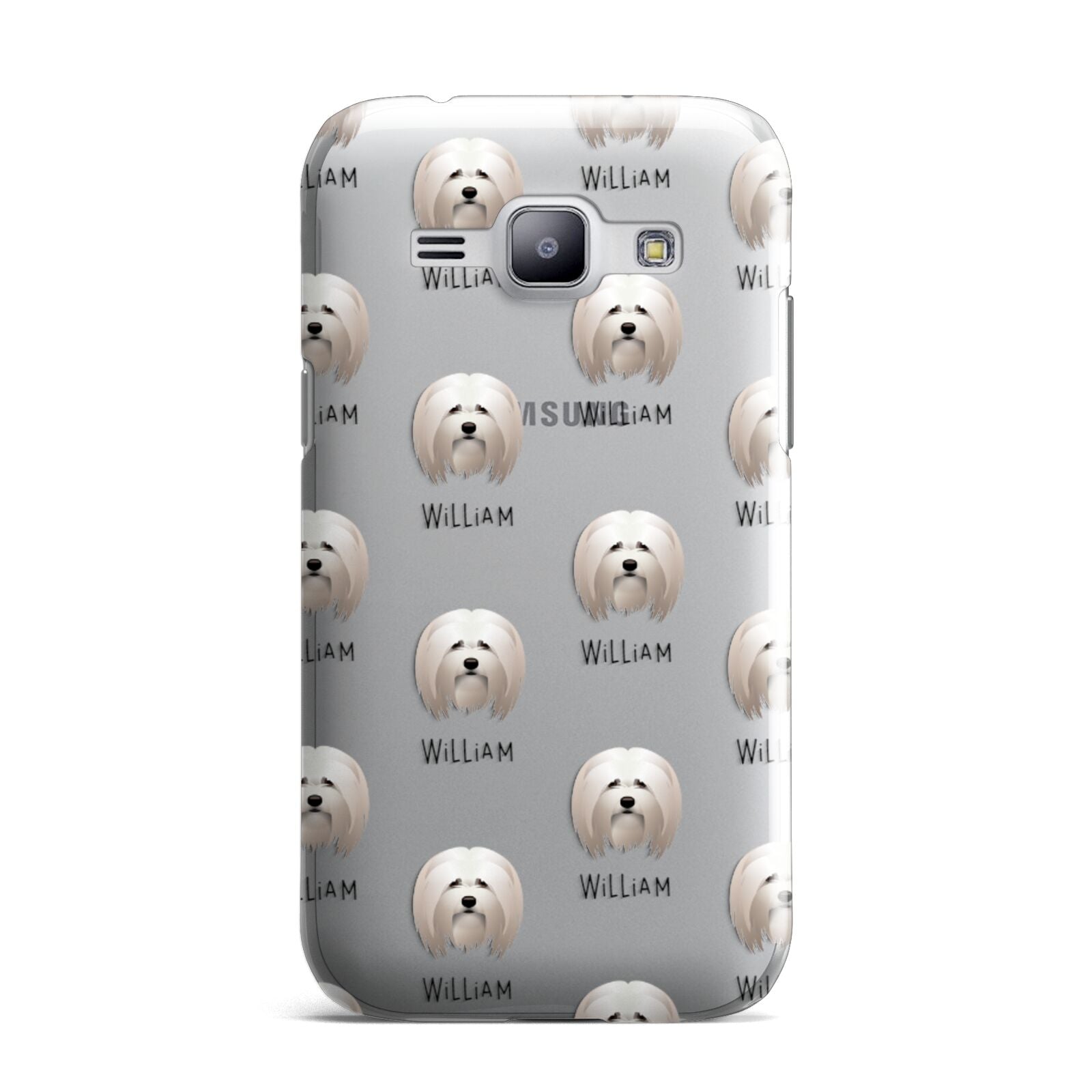 Lhasa Apso Icon with Name Samsung Galaxy J1 2015 Case