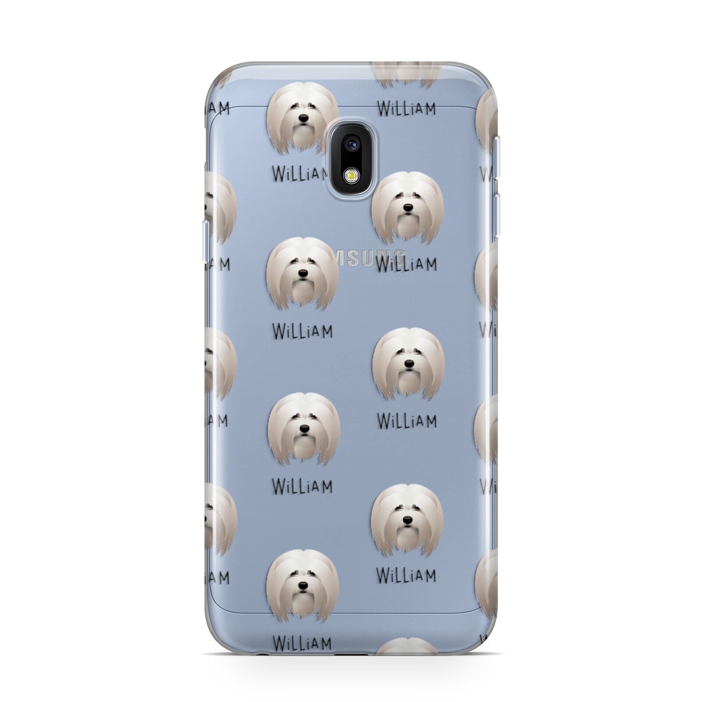 Lhasa Apso Icon with Name Samsung Galaxy J3 2017 Case