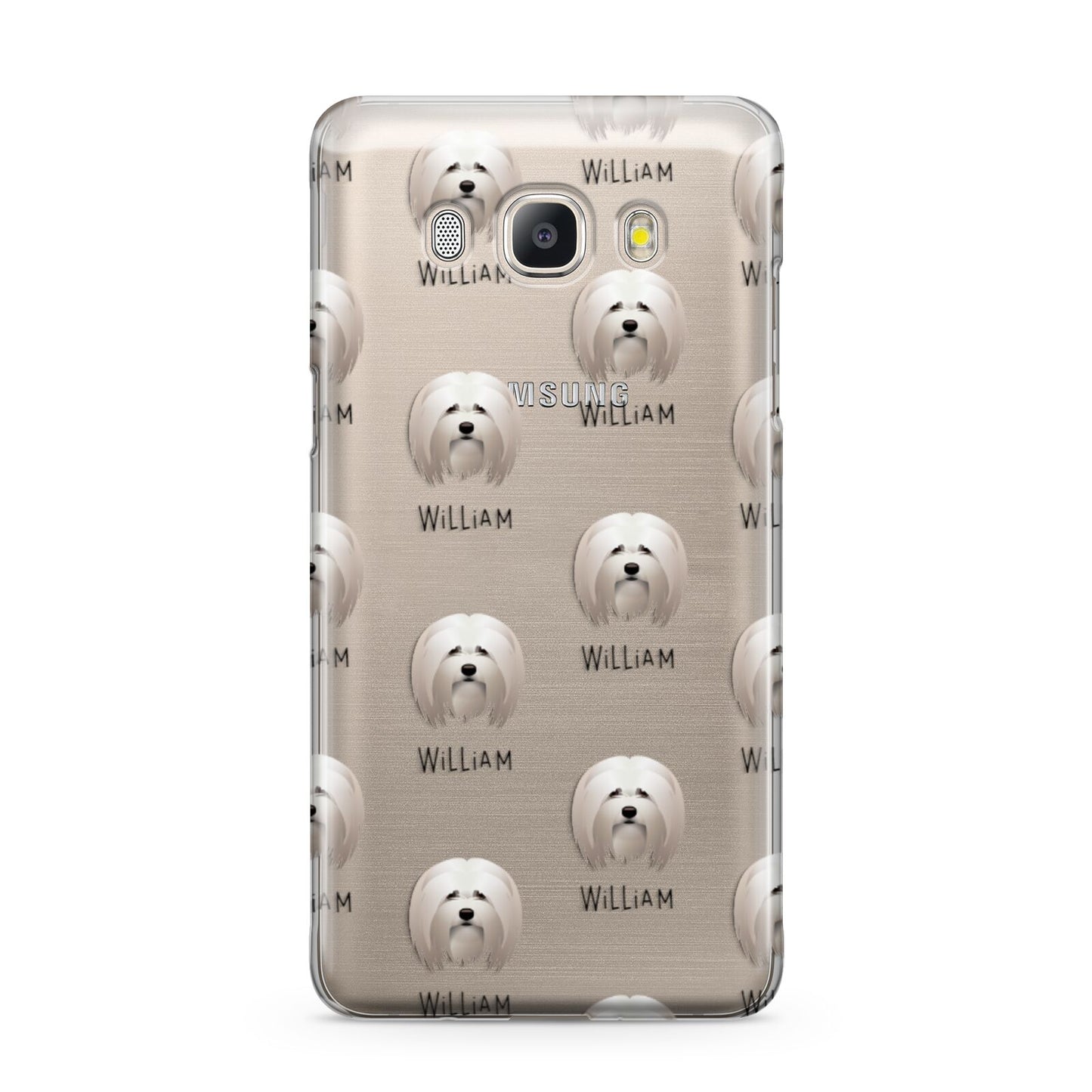 Lhasa Apso Icon with Name Samsung Galaxy J5 2016 Case
