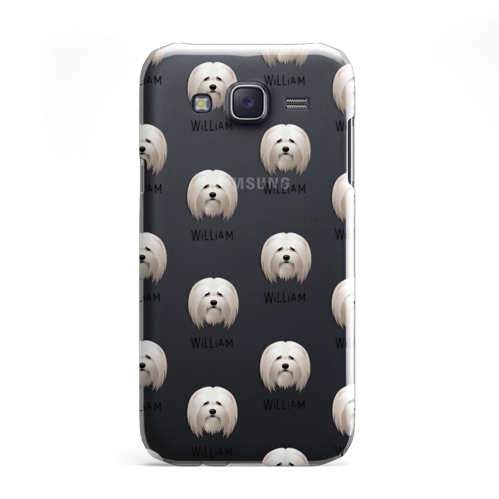 Lhasa Apso Icon with Name Samsung Galaxy J5 Case