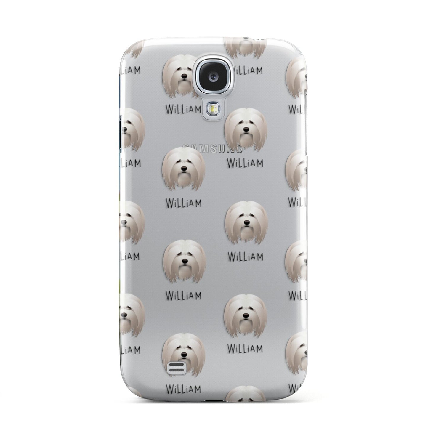 Lhasa Apso Icon with Name Samsung Galaxy S4 Case