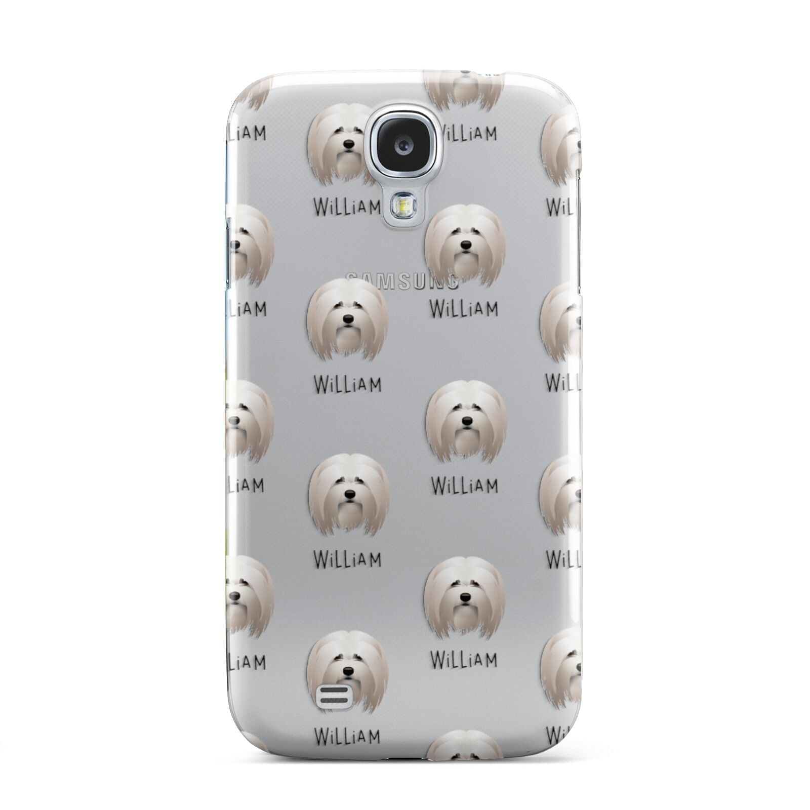 Lhasa Apso Icon with Name Samsung Galaxy S4 Case