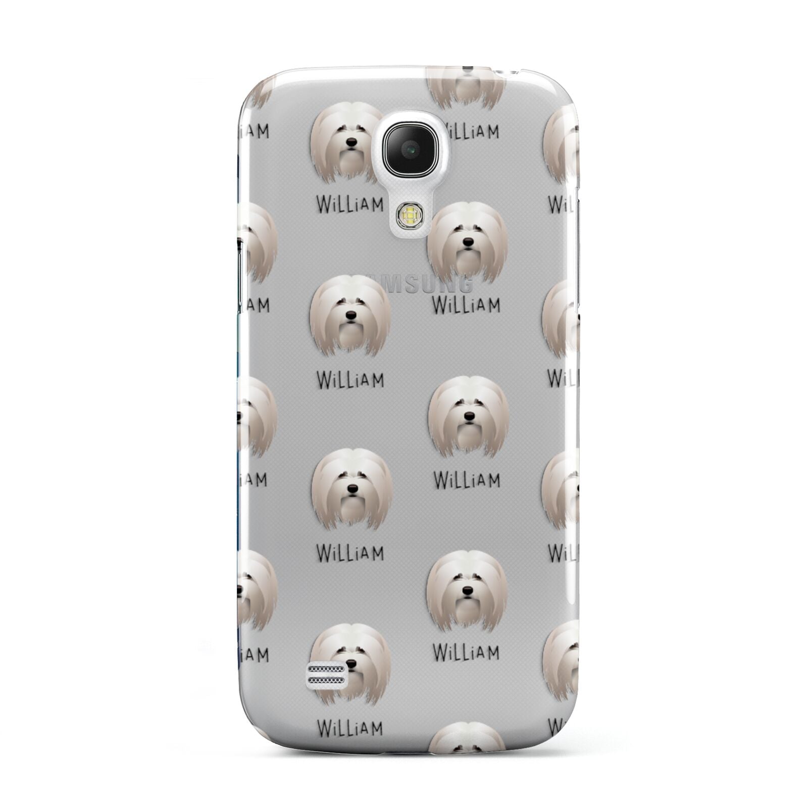 Lhasa Apso Icon with Name Samsung Galaxy S4 Mini Case