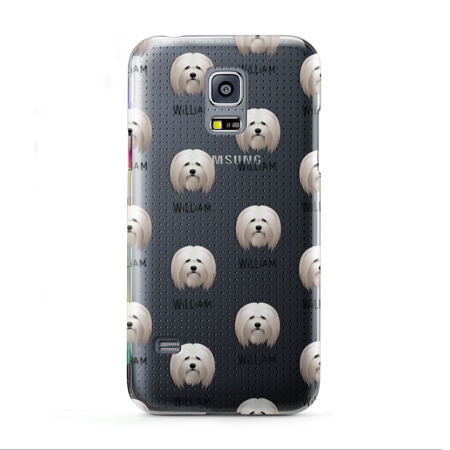Lhasa Apso Icon with Name Samsung Galaxy S5 Mini Case