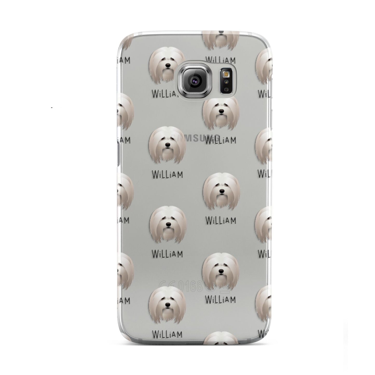 Lhasa Apso Icon with Name Samsung Galaxy S6 Case