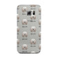 Lhasa Apso Icon with Name Samsung Galaxy S6 Edge Case