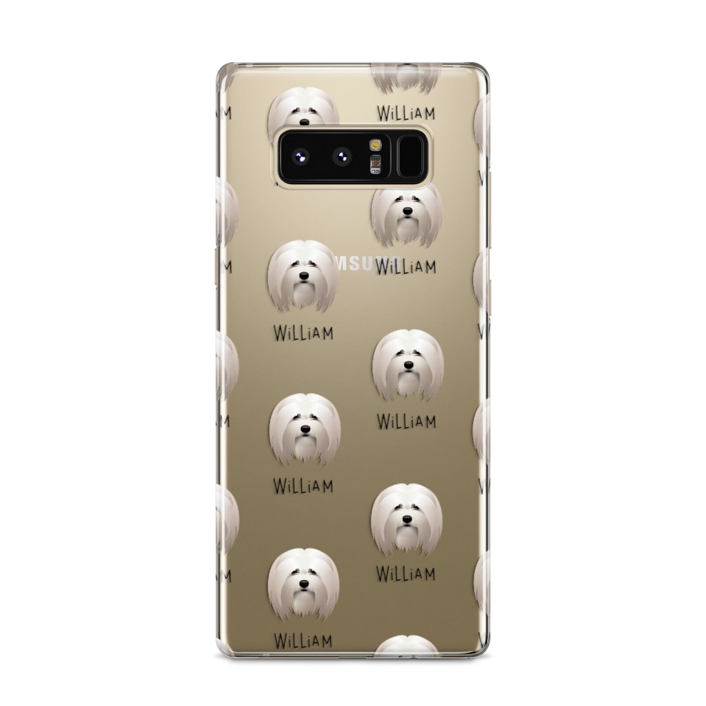 Lhasa Apso Icon with Name Samsung Galaxy S8 Case