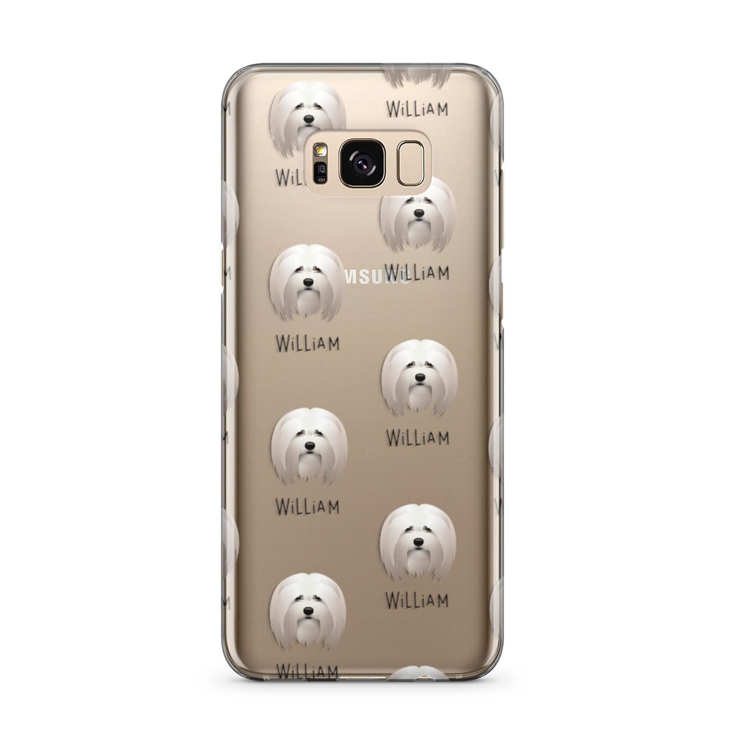 Lhasa Apso Icon with Name Samsung Galaxy S8 Plus Case