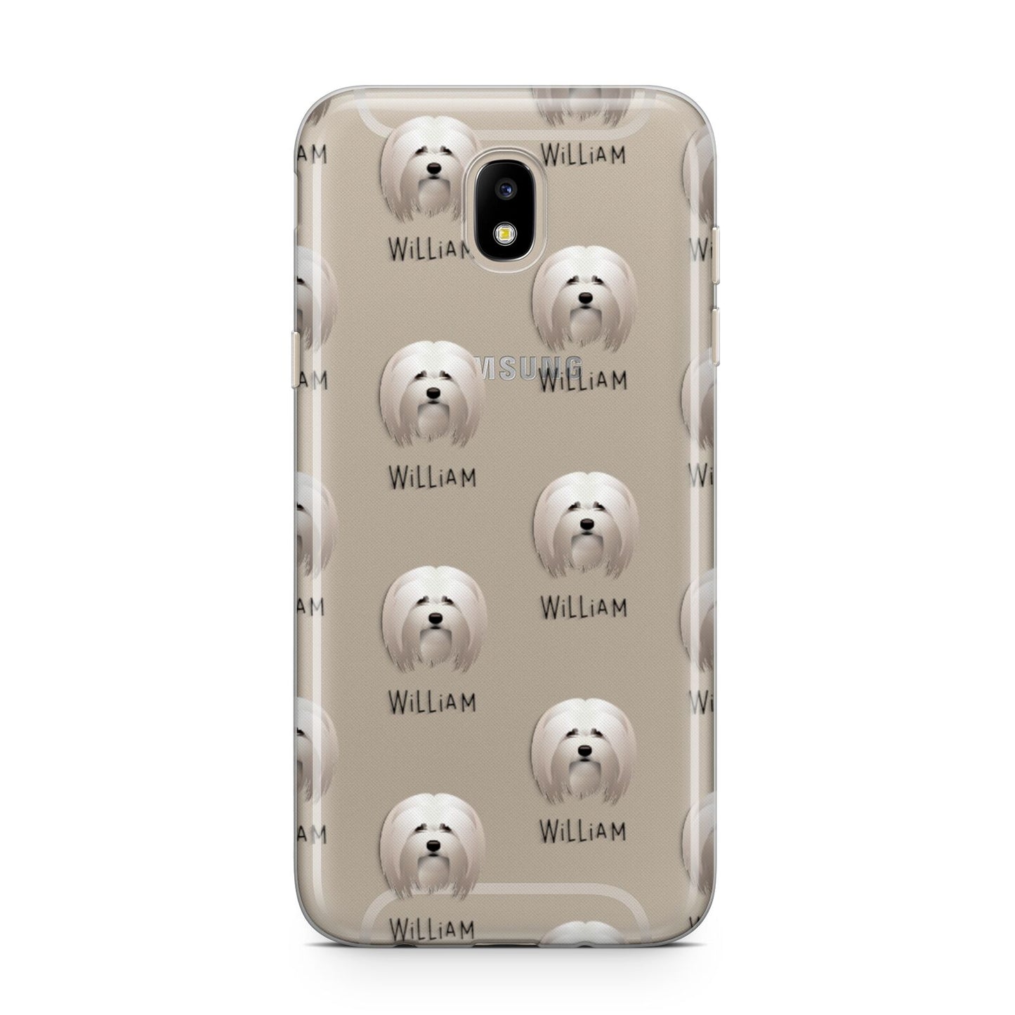 Lhasa Apso Icon with Name Samsung J5 2017 Case