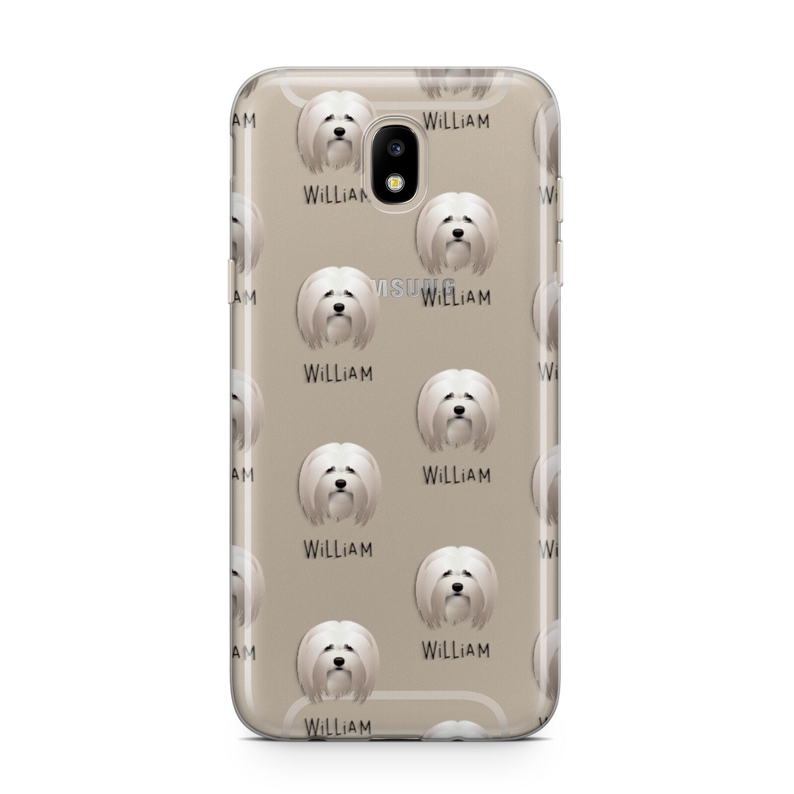 Lhasa Apso Icon with Name Samsung J5 2017 Case