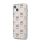 Lhasa Apso Icon with Name iPhone 14 Plus Clear Tough Case Starlight Angled Image