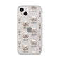 Lhasa Apso Icon with Name iPhone 14 Plus Glitter Tough Case Starlight