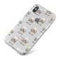 Lhasa Apso Icon with Name iPhone X Bumper Case on Silver iPhone