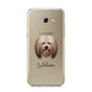 Lhasa Apso Personalised Samsung Galaxy A5 2017 Case on gold phone