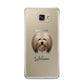 Lhasa Apso Personalised Samsung Galaxy A9 2016 Case on gold phone