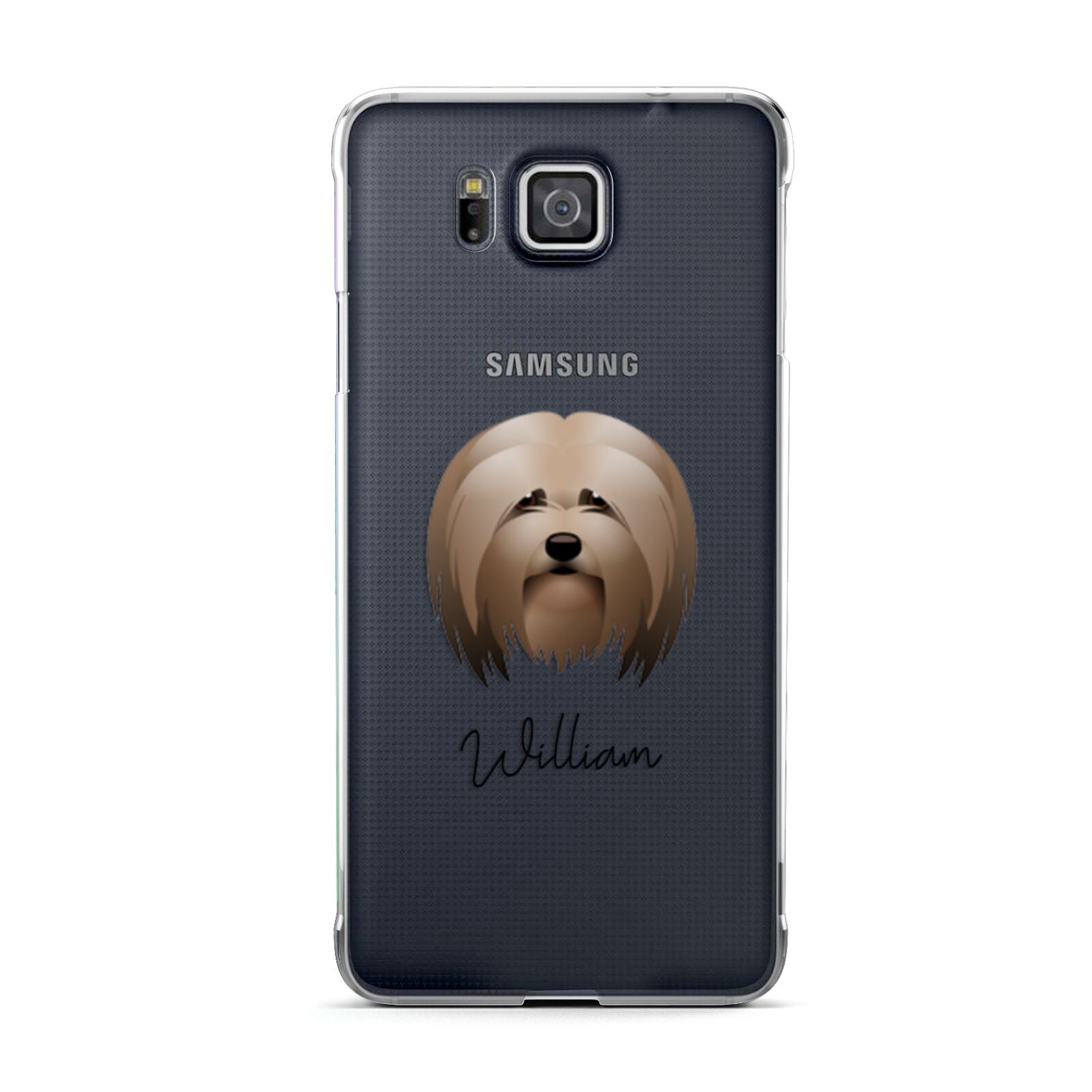 Lhasa Apso Personalised Samsung Galaxy Alpha Case