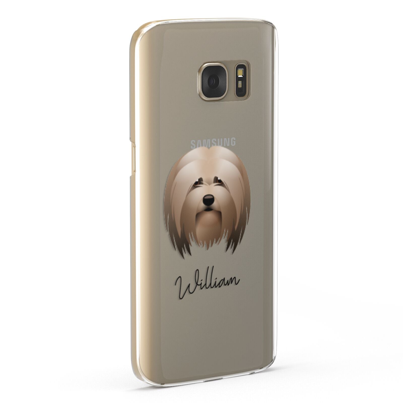 Lhasa Apso Personalised Samsung Galaxy Case Fourty Five Degrees