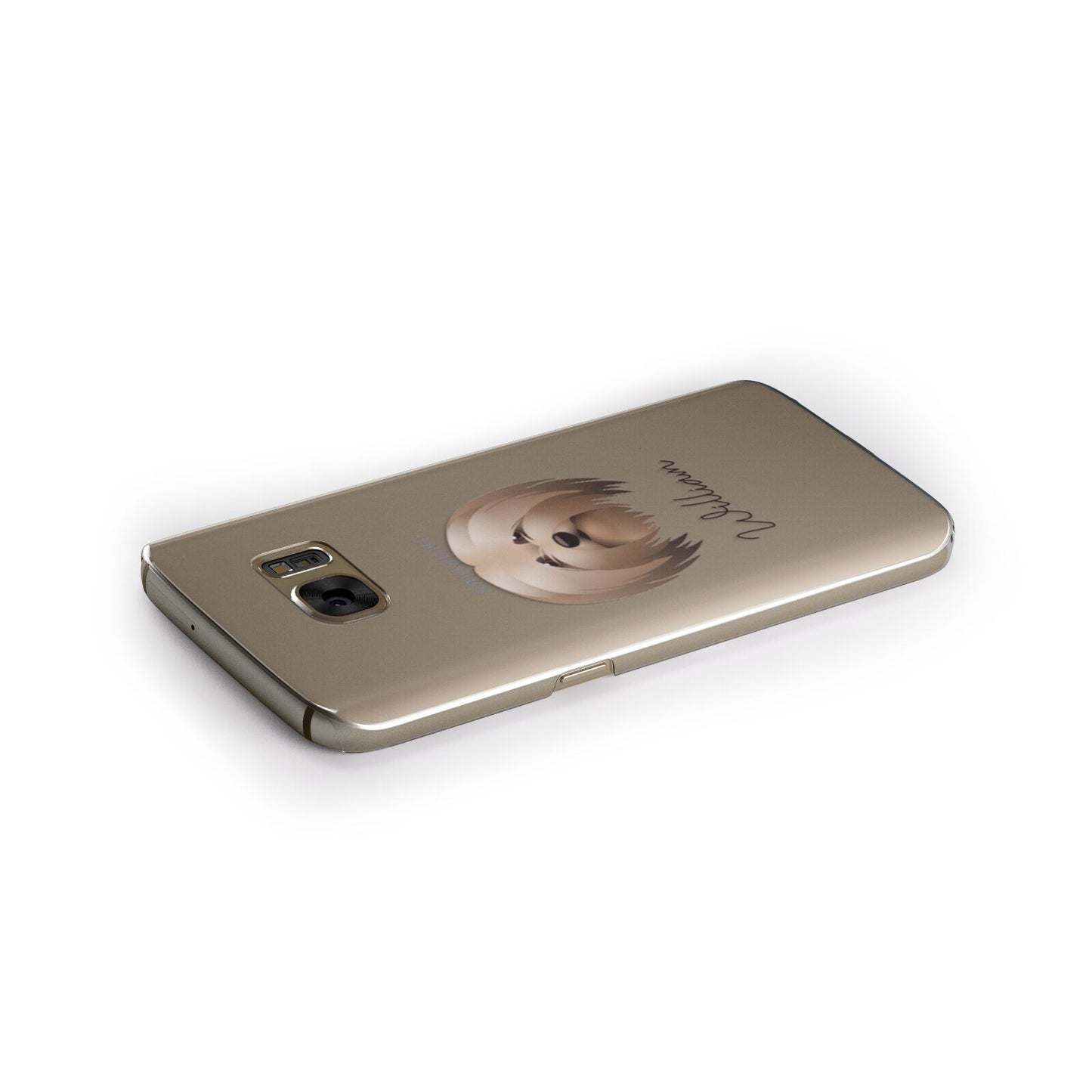 Lhasa Apso Personalised Samsung Galaxy Case Side Close Up