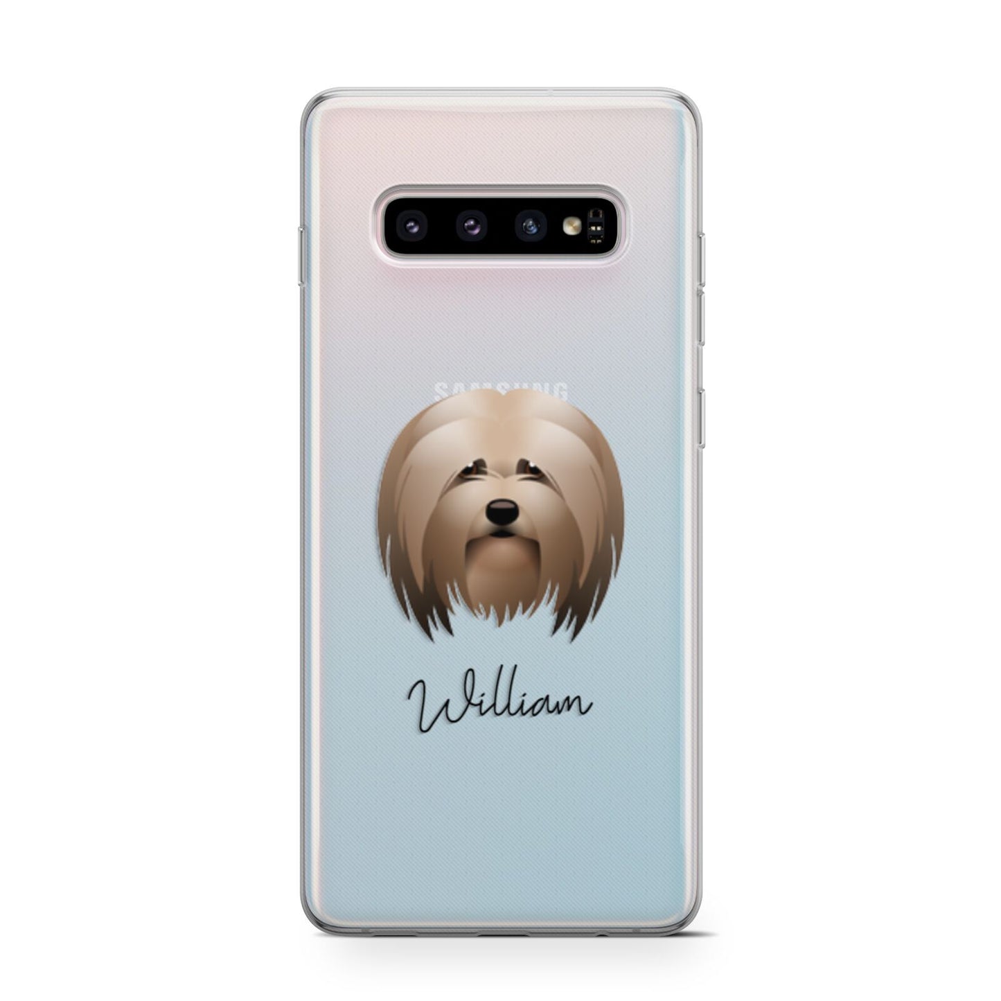 Lhasa Apso Personalised Samsung Galaxy S10 Case