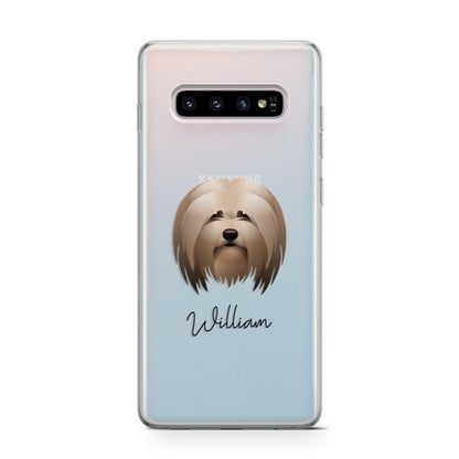 Lhasa Apso Personalised Samsung Galaxy S10 Case