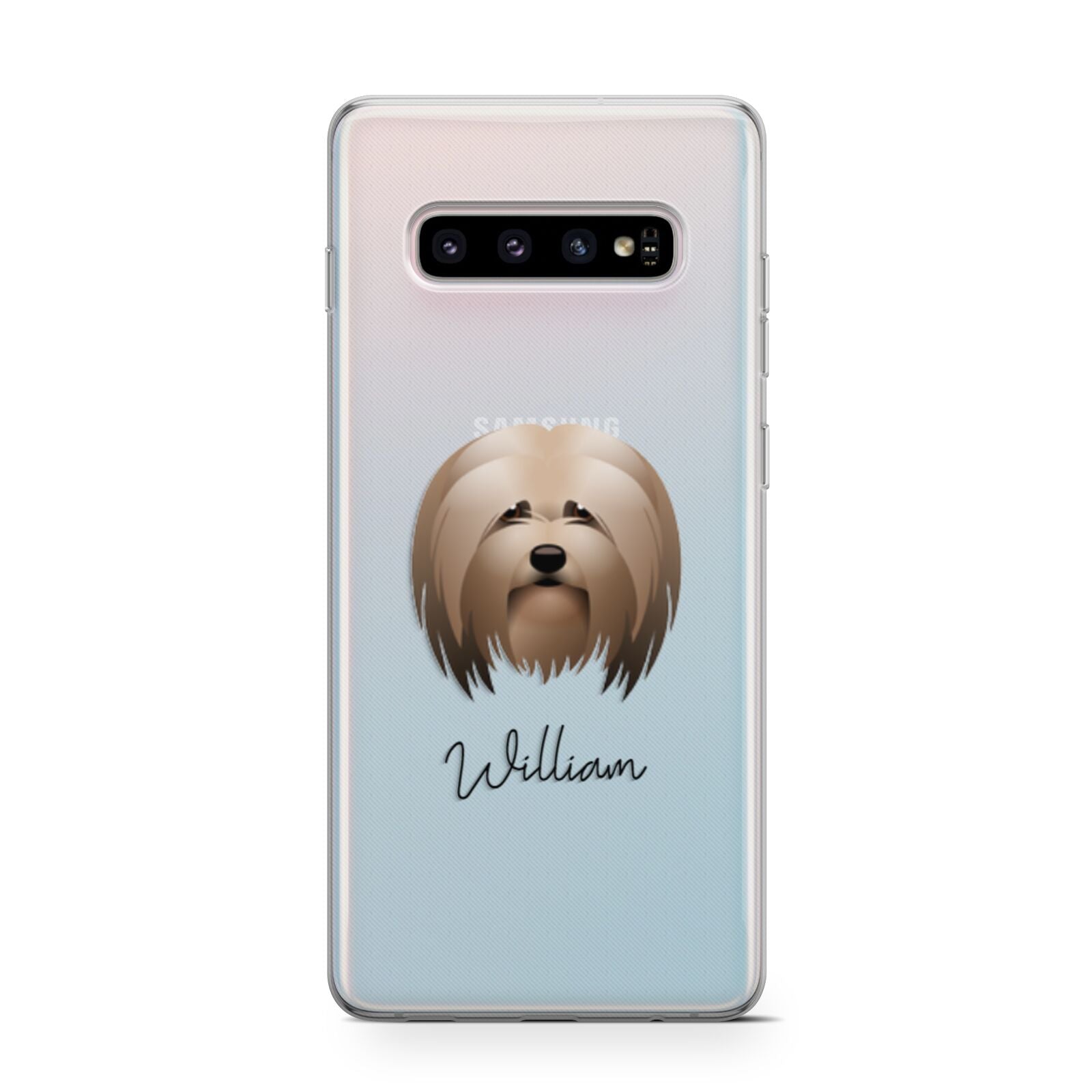 Lhasa Apso Personalised Samsung Galaxy S10 Case