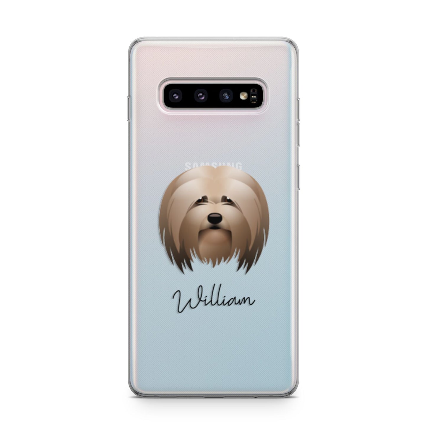 Lhasa Apso Personalised Samsung Galaxy S10 Plus Case