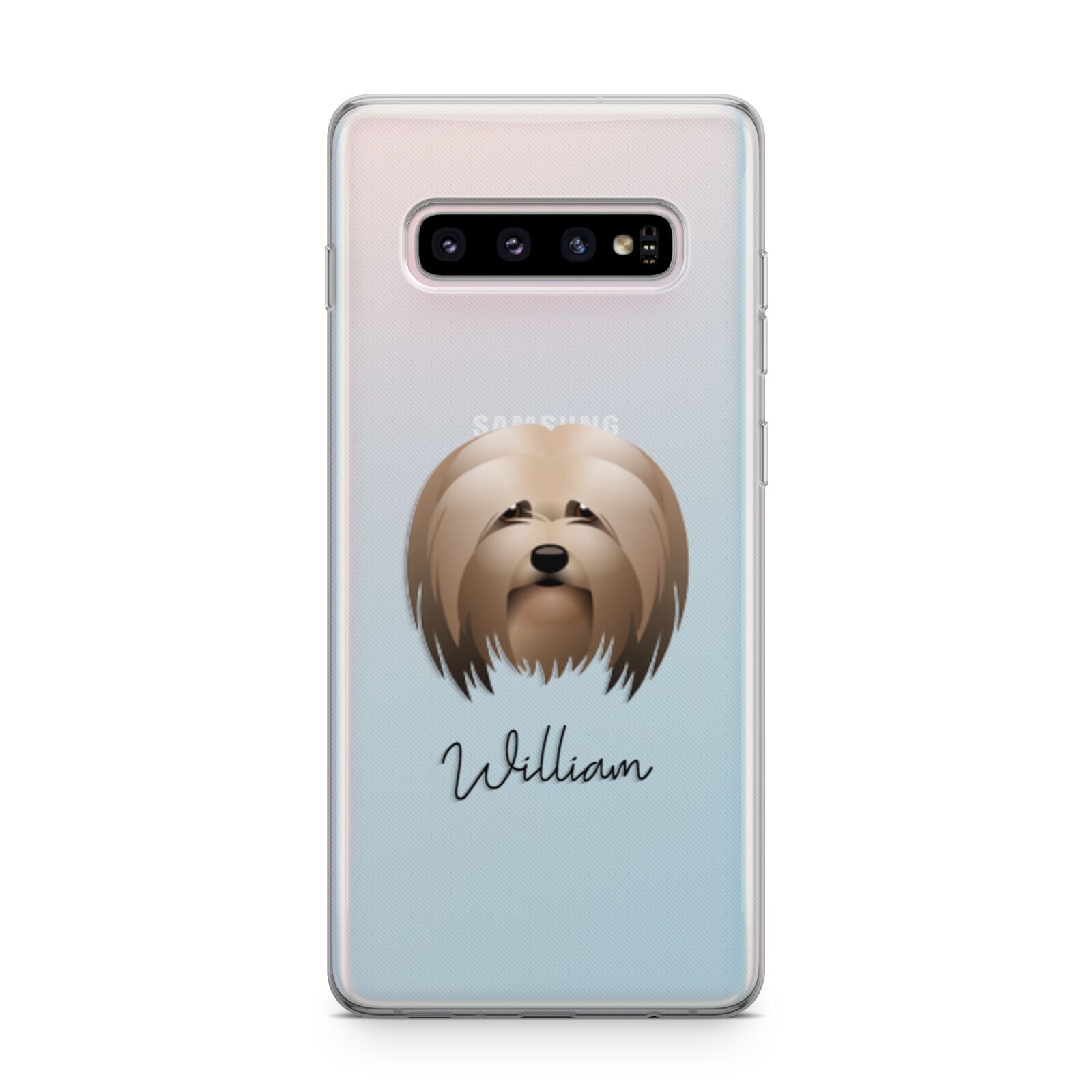 Lhasa Apso Personalised Samsung Galaxy S10 Plus Case