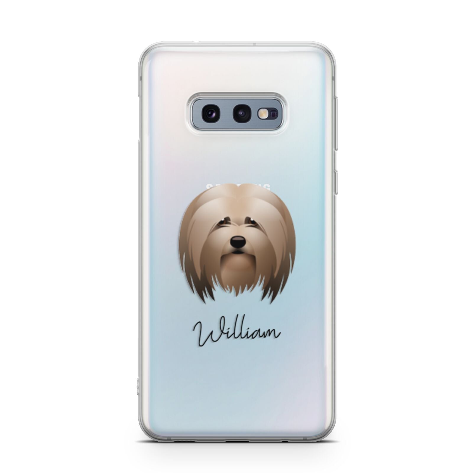 Lhasa Apso Personalised Samsung Galaxy S10E Case