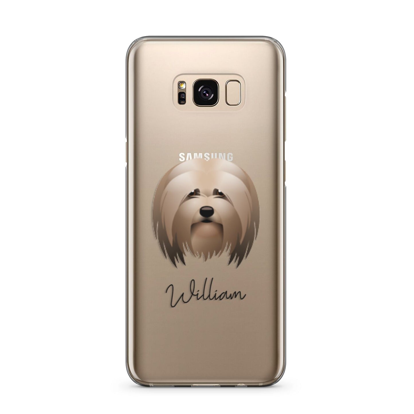 Lhasa Apso Personalised Samsung Galaxy S8 Plus Case