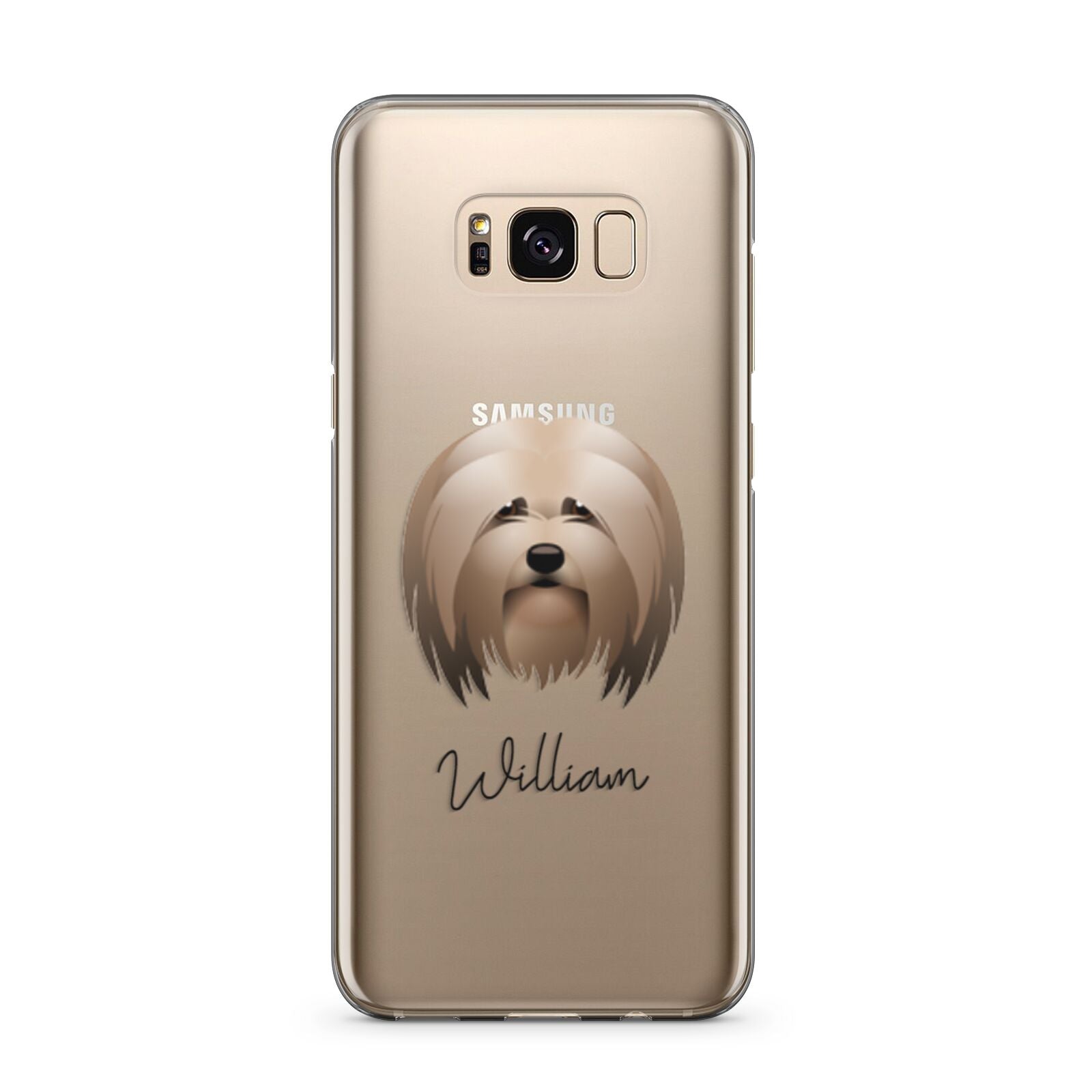 Lhasa Apso Personalised Samsung Galaxy S8 Plus Case