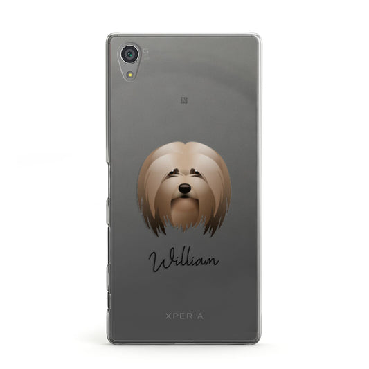 Lhasa Apso Personalised Sony Xperia Case