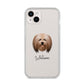 Lhasa Apso Personalised iPhone 14 Plus Clear Tough Case Starlight