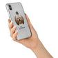 Lhasa Apso Personalised iPhone X Bumper Case on Silver iPhone Alternative Image 2