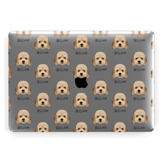 Lhasapoo Icon with Name Apple MacBook Case