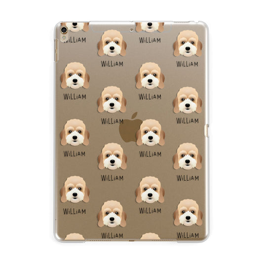 Lhasapoo Icon with Name Apple iPad Gold Case