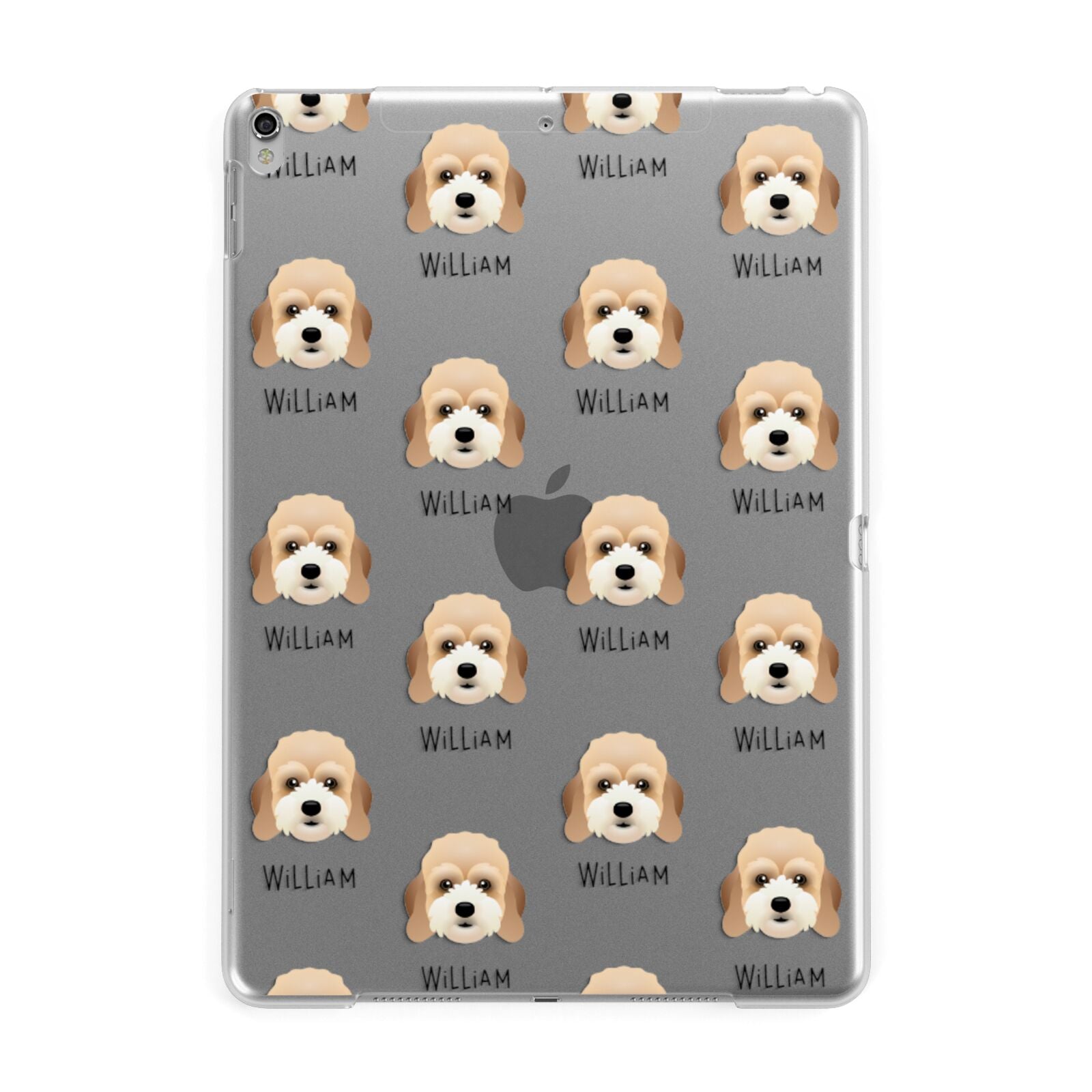 Lhasapoo Icon with Name Apple iPad Silver Case