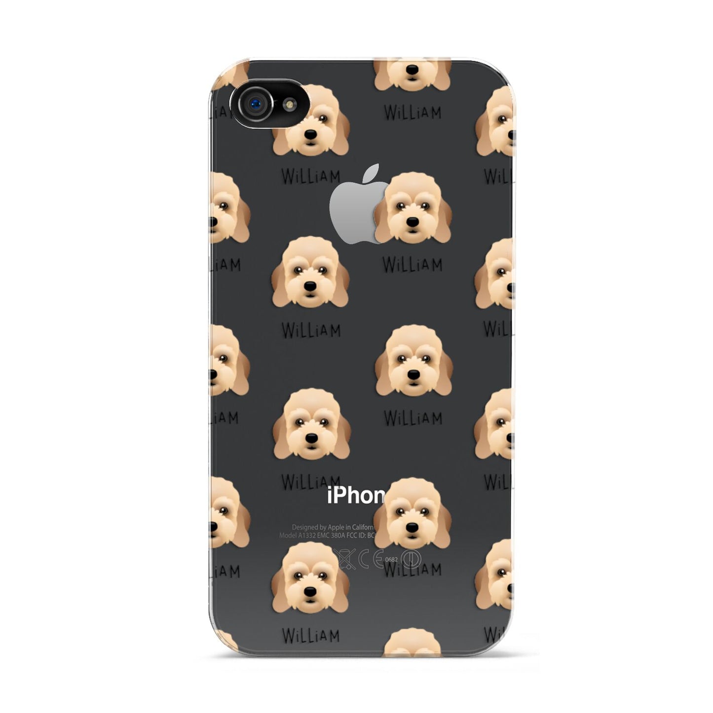 Lhasapoo Icon with Name Apple iPhone 4s Case